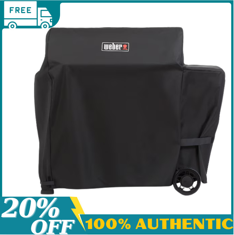 Genuine Weber Searwood 600/XL Premium Pellet Grill Cover Weatherproof New