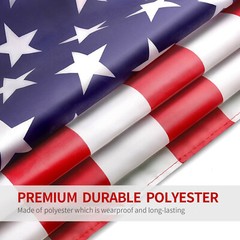 2×3 FT United States USA Flag Outdoor Polyester US American Flag Heavy Duty Oz