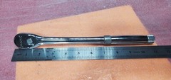 1 pcs PROTO 5250XL USA 4x Wrench Tooth Hand Ratchet, 11 in, Chrome, 3/8 in New.