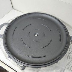 Tramontina 12.5″ Covered Cast Iron Skillet Pan w/SS Knob Lid *New w/o Orig Box