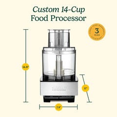 Cuisinart DFP-14BCNY Food Processor 14-Cup Vegetable Chopper Stainless Steel