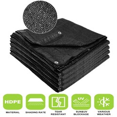 60% Shade Cloth Anti-Aging Sun Mesh UV Resistant Net Sunblock Plant Garden Tarp