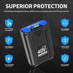 2Pack For Kobalt 40V MAX 6.0Ah Li-Ion Battery KB440-03 KB540C-06 KB540-06 KB2540
