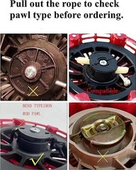 Genuine Honda GX120 160 Engine Recoil Pull Starter Brand New 28400-z4m-306zb Red