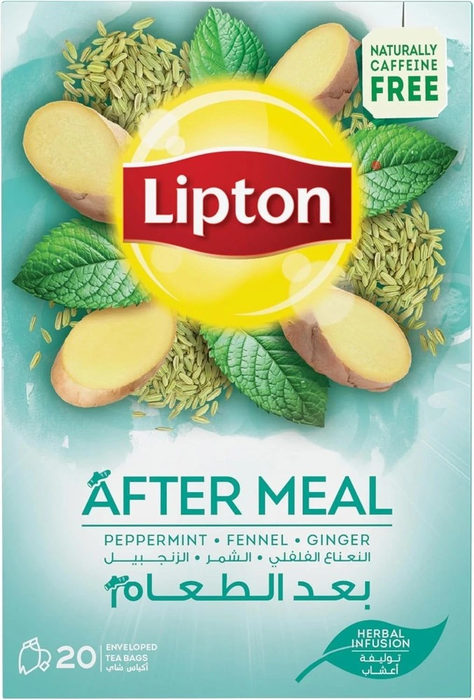 Lipton Herbal Infusions, After Meal Tea, 20 Lipton Tea Bags