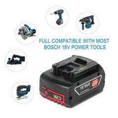 2PCS 18V Battery For Bosch 18V 6.0AH Li-ion BAT609 BAT610G BAT618 GSR18V-LI US #
