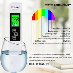 0-9990ppm 2PC TDS Meter Digital Tester Water Quality Testing Kits Drinking Water