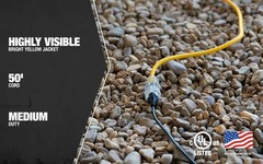 Southwire Polar Solar Medium Duty Outdoor Extension Cord 50 FT SOLD INDVIDIUALLY
