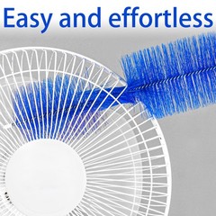 3-Pack Bendable Fan Cleaning Brush – Reusable Microfiber Duster for Fans&Curtain