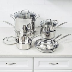 Cuisinart Chef’s Classic Stainless Steel 11-Piece Cookware Set