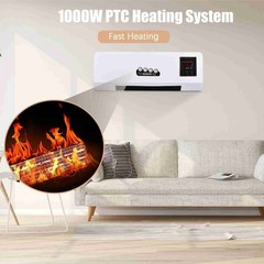 Heater And Fan Combo 1000W 2-in-1 Timing Function Dual Use Wall Mounted GECO