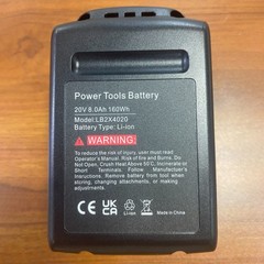 2Pack LB2X4020 20V 8.0AH Lithium Battery for Black Decker 20 Volt LBX20 LBXR20