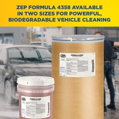 Zep Formula 4358 Heavy-Duty Powdered Car and Truck Wash – 5 Gallon (1 Unit)