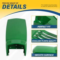 Upper & Lower Hood For John Deere LX172 LX173 LX176 Replace AM132526 AM117724