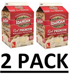 2PK- Idahoan Mashed Potatoes Easy Instant Tasty Homemade Food Bulk Box 2X 3.25Lb
