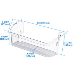 Door Shelf Bin For Frigidaire Refrigerator FFSS2615TE3 LFSS2612TF0 242126602