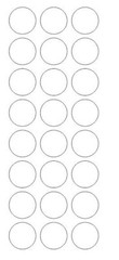 1″ Clear Round Tamper Seal Label Dots Stickers Package Seals 1 Inch Dot