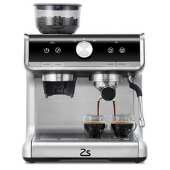 Barista Express Espresso Machine with Grinder & Milk Frother – Silver