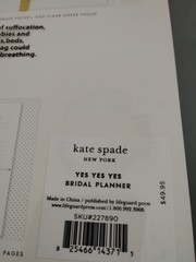 Kate Spade New York Bridal Wedding Planner Yes Yes Yes Brand New in Sealed Pack