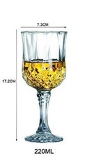 Classic Wine Glasses 5.40 Oz for Party Restaurant And bars- 160 ml