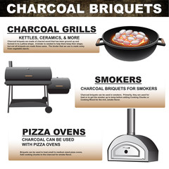 Cowboy Hardwood Charcoal Briquets, 40 LB