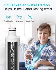 AQUA CREST ADQ747935 Refrigerator Water Filter Replacement for LG® LT1000P®（3）