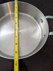 Williams Sonoma Open Kitchen 3 Qt Stainless Steel Sauté Pan w Lid 1220T