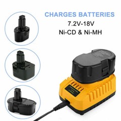 New FOR Dewalt DC9096 Battery Charger 7.2v -18v Li-Ion& NiCD DC9310 Fast Charger