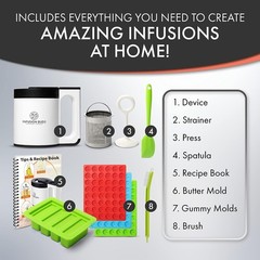 Infusion Buds 2-In-1 Decarboxylator & Oil & Butter Maker Machine -Compact Des…