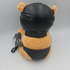 Master Series Polyurethane PU Faux Leather Hooded Bondage Bear, New