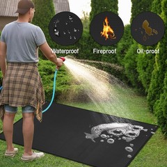 Large 80×48″ BBQ Grill Mats – Heavy Duty Outdoor Grill Protector for Deck & Pati