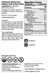 Organic Broccoli Seeds for Sprouting – Non-GMO, Kosher, Raw – by Food To Live