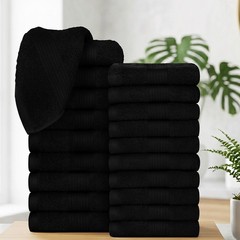 Ample Decor Wash Cloths Pack of 10/20/50 100% Cotton High Absorbency Soft