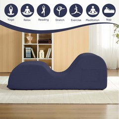 Zafly Yoga Chaise Lounge Indoor, Yoga Chaise, Ergonomic Reading Chair for Adults