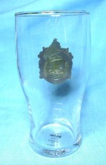 Harry Potter Slytherin Pewter Crest Pint Glass 16 oz Drinking Hand Wash Only