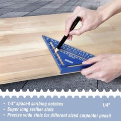 WORKPRO Rafter Square and Combination Square Tool Set Rafter Square Layout Tool
