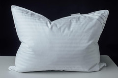 Goose down Feather Soft Pillows One Pillow 100% Cotton Supportive Bed Pillow Str
