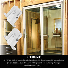 Sliding Screen Door Rollers Replacement for Andersen Part #1274104 (Before 1991