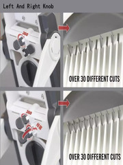 Safe Mandoline Slicer 5 in 1 Vegetable Chopper Food Potato Cutter Adjustable US
