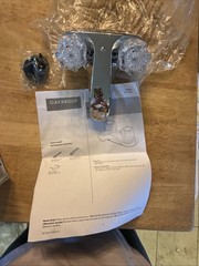 OakBrook Essentials Two Handle Pop-Up Faucet Polished Chrome Unused Complete