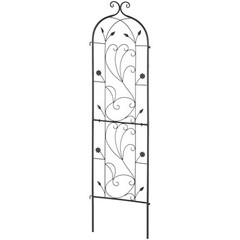 VEVOR Metal Garden Trellis for Climbing Plant Support 60 x 15 in Rustproof