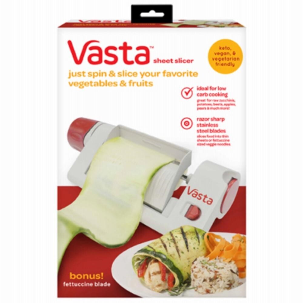 Allstar Marketing 270217 Vasta Veggie & Fruit Sheet Slicer – Compact Design
