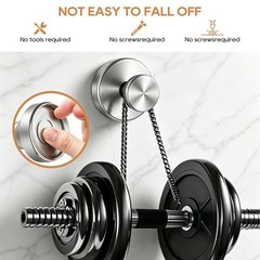 1-4pc Suction Cup Hooks Waterproof Shower Hooks Bathroom Towel Hanger Punch-Free