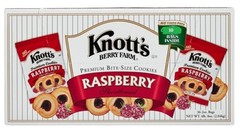 Knott’s Berry Farm Premium Shortbread Cookies, Raspberry, 2 oz, 10-count