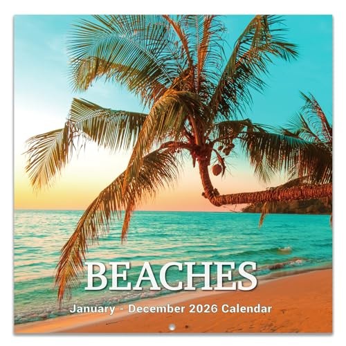 2026 Calendar – 2026 Wall Calendar, Jan 2026 – Dec 2026, 12″ x 24″ (Open),
