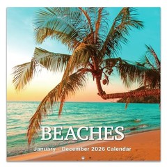 2026 Calendar – 2026 Wall Calendar, Jan 2026 – Dec 2026, 12″ x 24″ (Open),