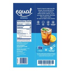 EQUAL Zero Calorie Sweetener, Sugar Substitute, 800 Packets