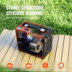 VEVOR PCP Air Compressor 4500PSI/30Mpa Built-in Converter DC12V/AC120V Auto-Stop