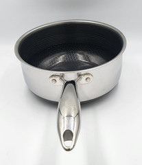 Hexclad Hybrid Non Stick Pot Stainless Steel Saucepan 3-Quart – With Lid