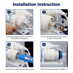 150 GPD RO Membrane Reverse Osmosis Water Filter for Hydro-Logic Stealth-RO300